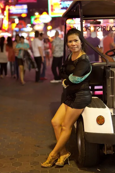 Prostitute in street — Stock Photo, Image