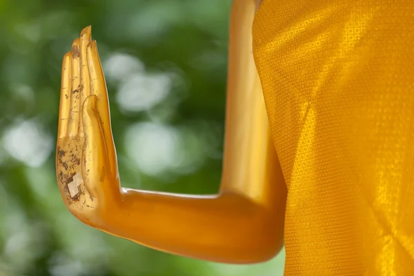 Gouden Boeddha hand — Stockfoto