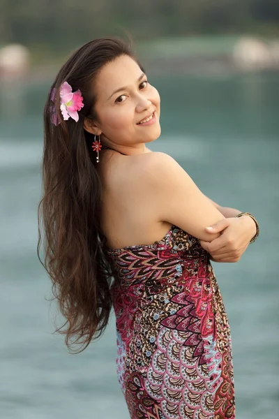Beautiful asian woman portrait — Stock Photo, Image