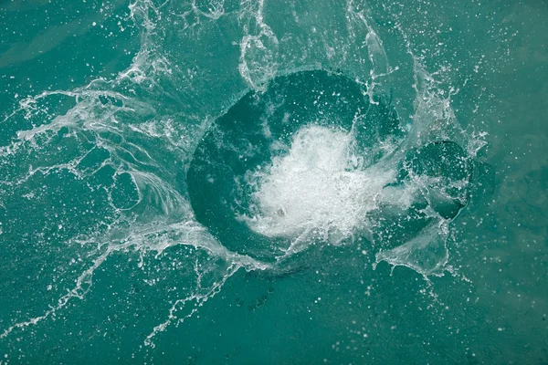 Splash in sea — Stock Photo, Image