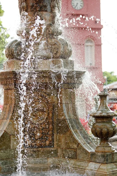 Fonte da cidade de Melaka — Fotografia de Stock