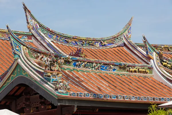 Çin Tapınağı çatı — Stok fotoğraf