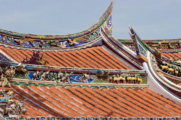 Cheng Hoon Teng temple roof — Stock Photo, Image