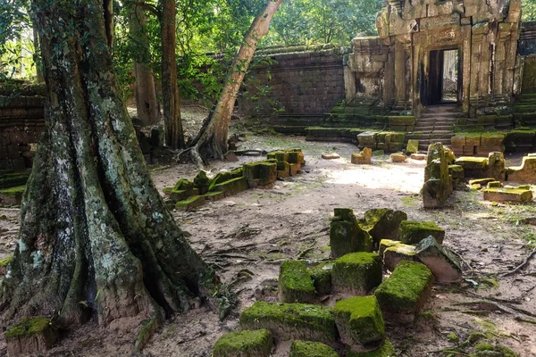 Angkor královský palác dveře — Stock fotografie