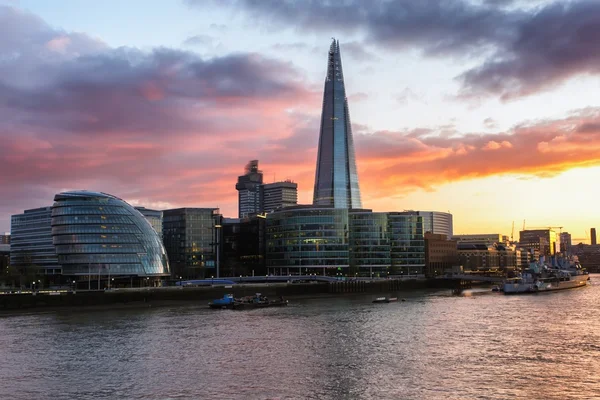 Nowoczesne panoramę Londynu — Zdjęcie stockowe