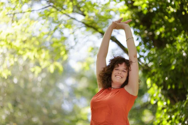 Mature woman relaxing — Stock Photo, Image