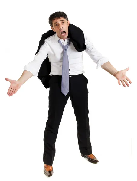 Despairing businessman — Stock Photo, Image