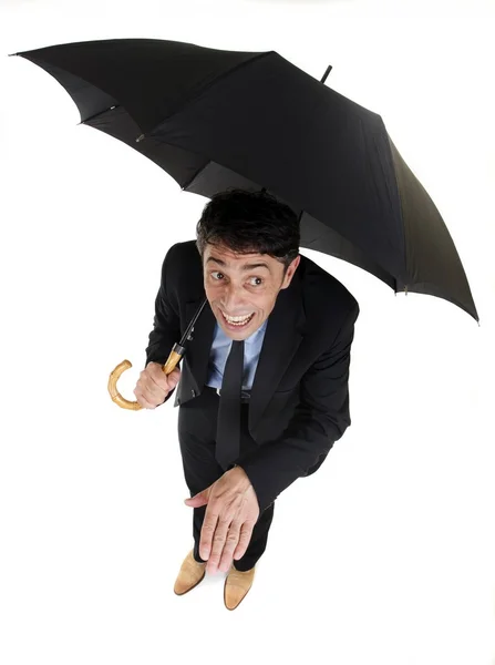 Man checking the weather — Stock Photo, Image