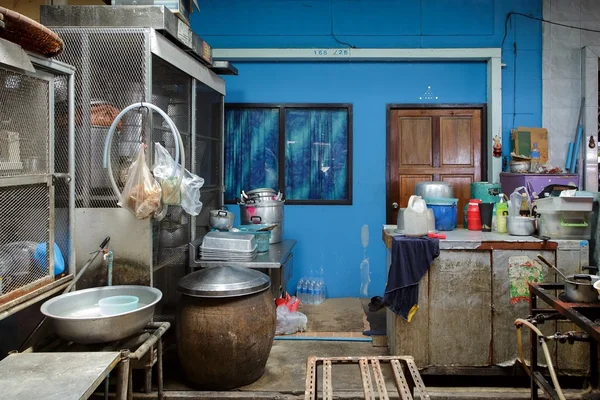 Cocina de calle tailandesa — Foto de Stock