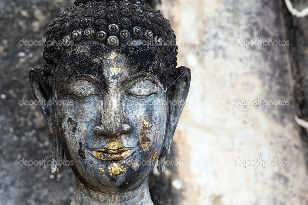 Buddha head detail