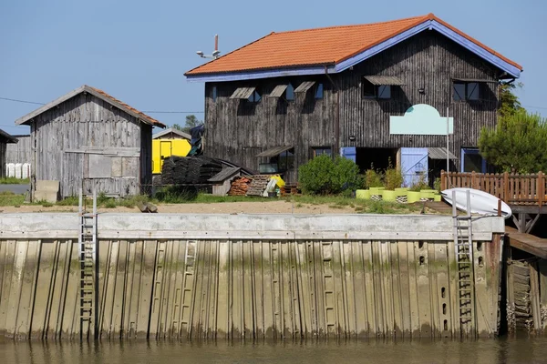 Oyster farm in France — Stock Photo, Image