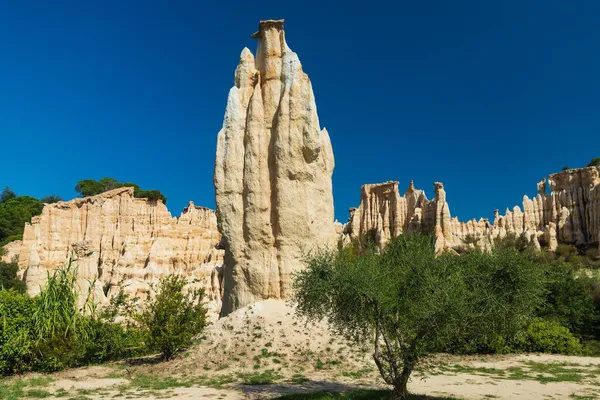 Geologisk Organbildning Ille Sur Tet Södra Frankrike — Stockfoto