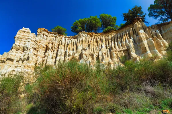 Geologisk Organbildning Ille Sur Tet Södra Frankrike — Stockfoto