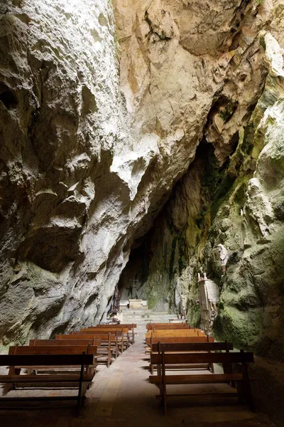 Die Höhlenkirche Der Galamus Eremitage — Stockfoto