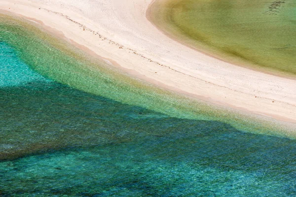 Aerial Shot Idyllic Tropical Beach Koh Nang Yuan Its Famous — Foto Stock