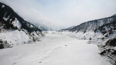 tateyama kışın, Alp kurobe