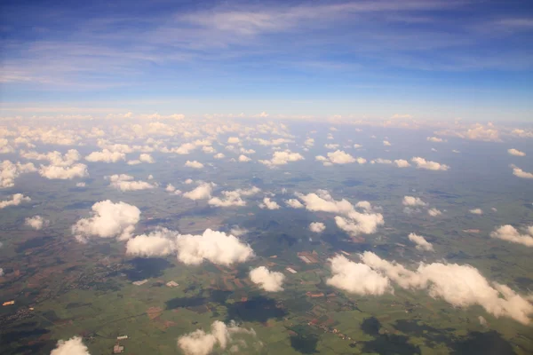 Luchtfoto van cloudscape — Stockfoto