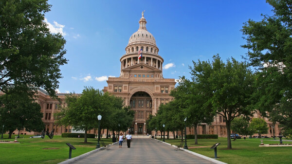 Texas state capitol in Austin