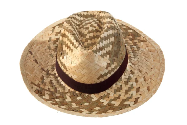 Straw farmer hat — Stock Photo, Image