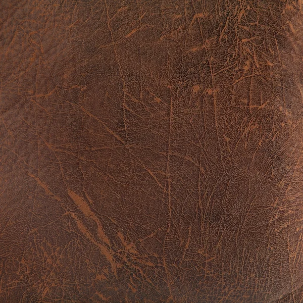 Texture in pelle marrone scuro — Foto Stock