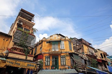 hanoi binalarda antik köy