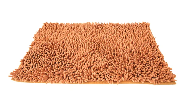 Brown duster rag isolated — Stock Photo, Image