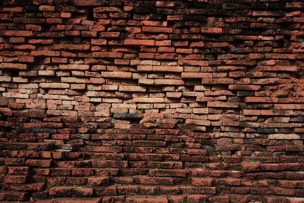 Textura de parede de tijolo vermelho velho — Fotografia de Stock