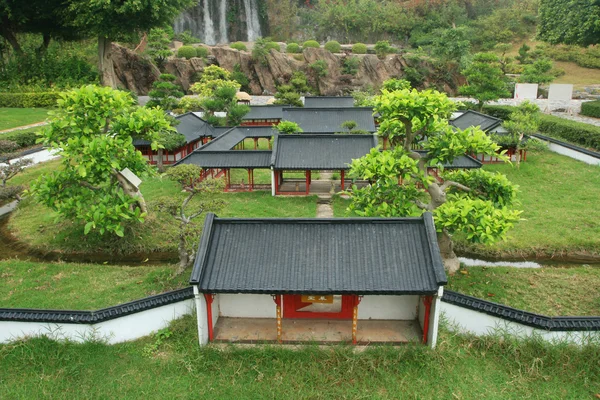 Chinees paleis model in shenzhen — Stockfoto