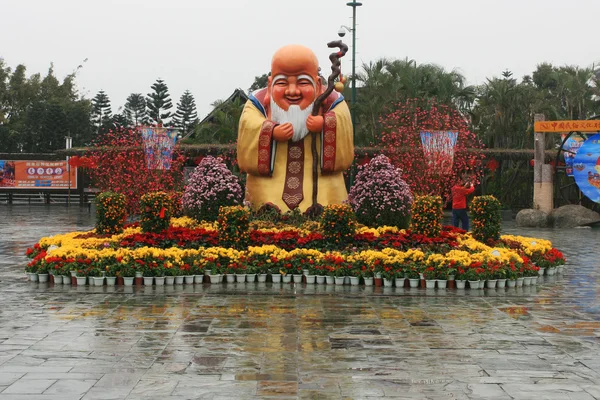 Posąg Boga bogactwa chiński — Zdjęcie stockowe