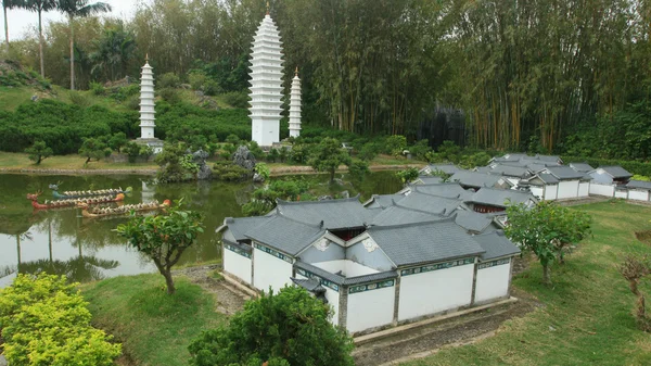 Yunnan dwellings or city model in Shenzhen — Stock Photo, Image