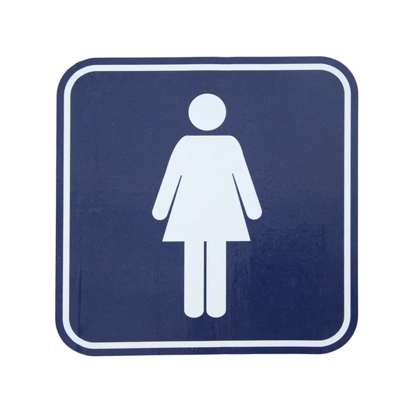女性トイレ シンボル — ストック写真