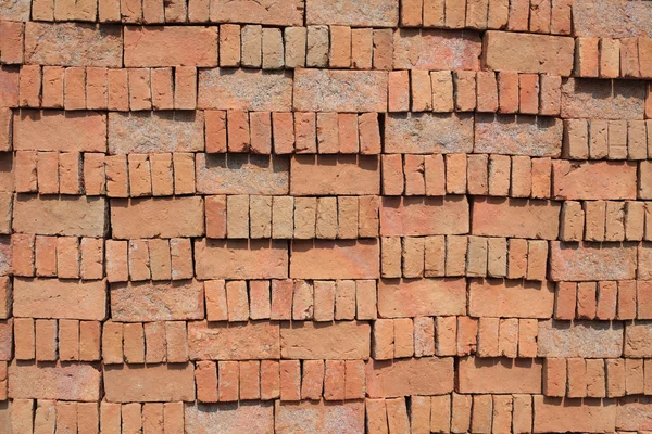 Pilha de tijolo vermelho — Fotografia de Stock