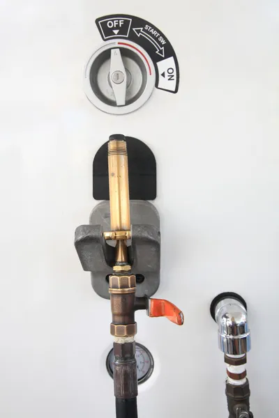 液化石油气气体泵喷嘴 — 图库照片