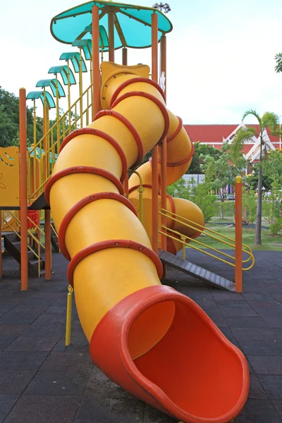 Controle deslizante do parque infantil — Fotografia de Stock
