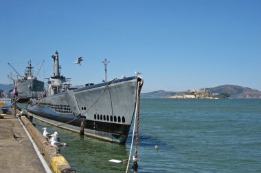 Amerikaanse onderzeeër in san francisco