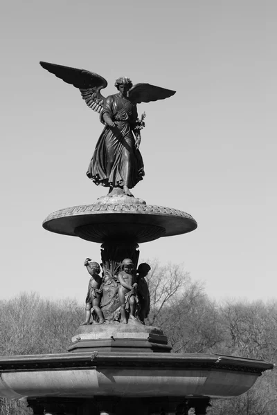 Fontein van Bethesda in Central Park, New York — Stockfoto