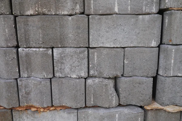 Fundo texturizado de tijolos de cimento — Fotografia de Stock