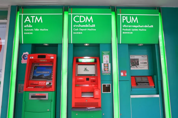 Macchina automatica Teller (ATM) di Kasikornbank — Foto Stock