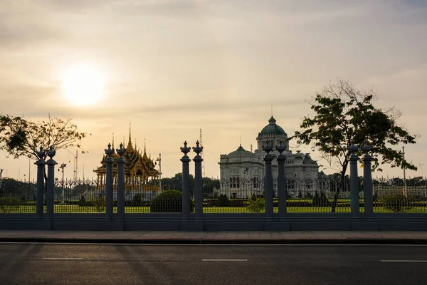 Ananta Samakhom Throne Hall Sunset Bangkok Thailand Famous Travel Destination — Stock Photo, Image