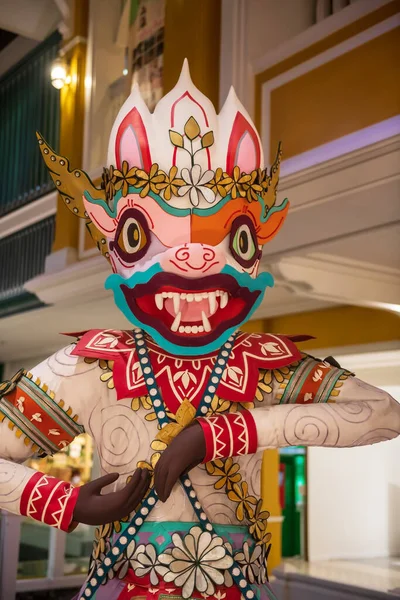 Mignon Hanuman Statue Traditionnelle Roi Singe Bangkok Thaïlande — Photo