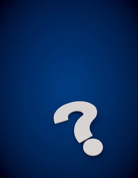 Classy question symbol in a modern background — Stock Photo, Image