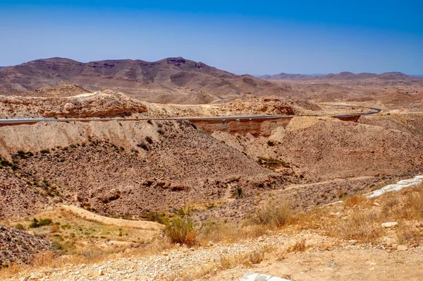 Matmata ponto de vista paisagem na Tunísia — Fotografia de Stock