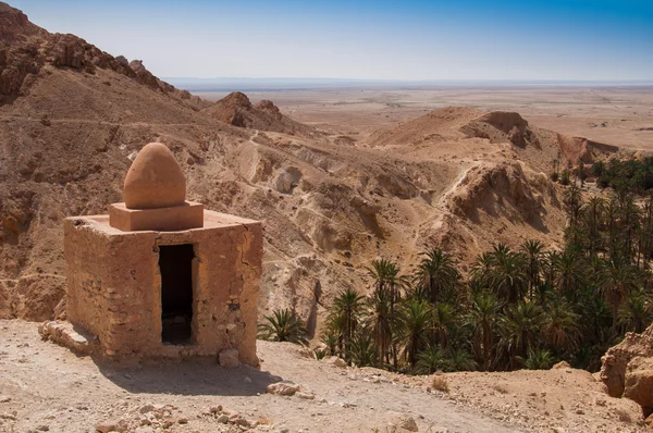 Oasi di montagna Chebika in Tunisia — Foto Stock