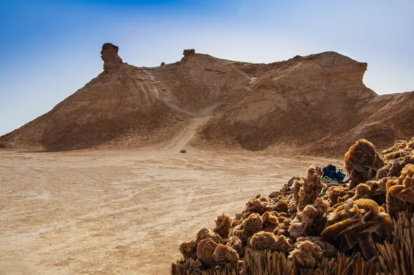 Ong jemel oogpunt in sahara, Tunesië — Stockfoto