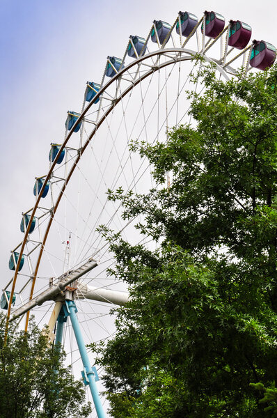 Big ferris wheel in Everland in South Korea