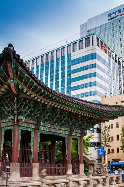 Güney Kore'de Seul Merkez geleneksel ve kazandığmız mimarisi