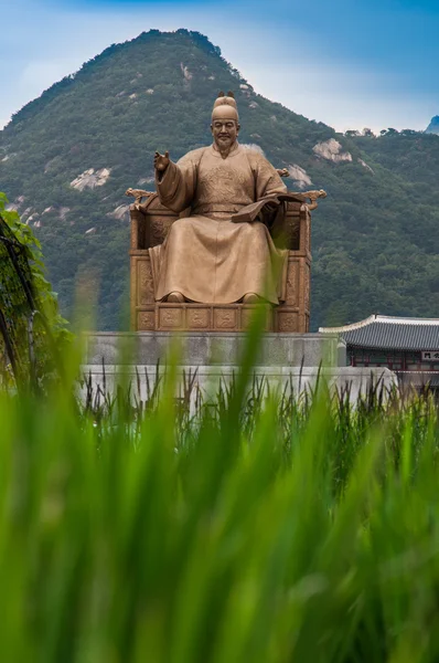 büyük heykeli Kral sejong gelen joseon Hanedanı Kore