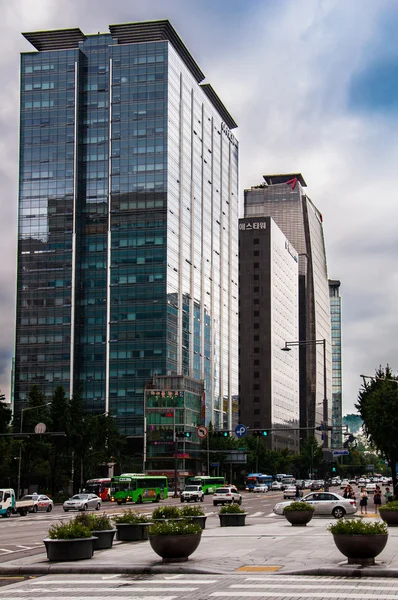 Wolkenkratzer in Seoul — Stockfoto