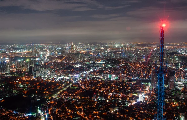 Vista da torre de Seul — Fotografia de Stock