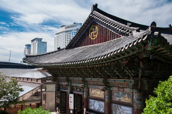 Bongeunsa-Tempel in Seoul, Südkorea — Stockfoto